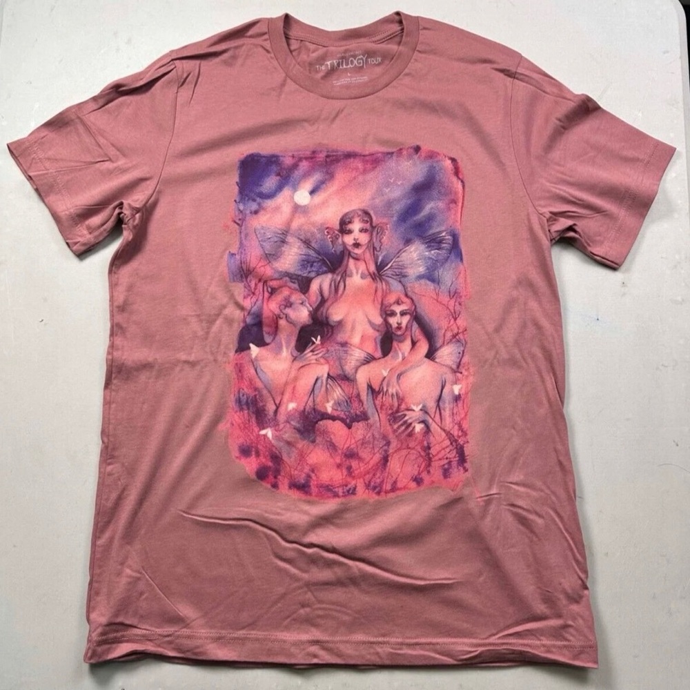 Melanie Martinez Trilogy Tour Oil Canvas Tee Authentic Tour Merch